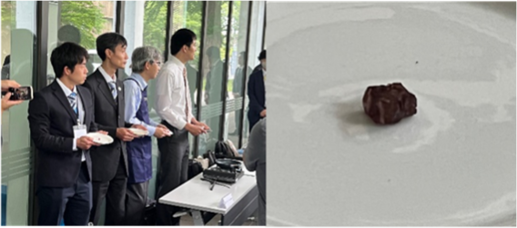 培養肉を“焼く”イベント(1)